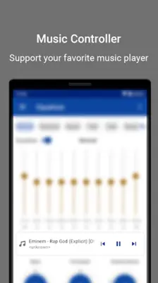 EQ+ Equalizer & Bass Booster android App screenshot 1